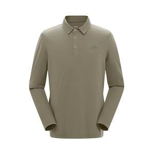 
Pelliot outdoor quick-drying T-shirt men's spring new sports long-sleeved casual top lapel POLO bottoming shirt