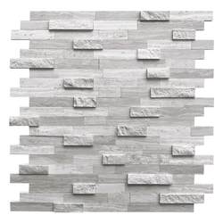 Construction-free natural marble mosaic wall sticker self-adhesive