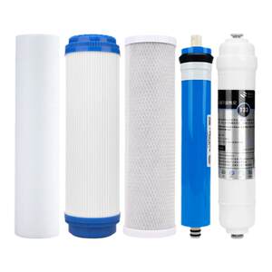 
PP cotton filter element 10-inch activated carbon granular carbon UDF compressed carbon rod universal reverse osmosis household water purifier accessories