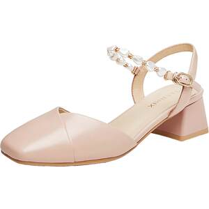 
Tianmeiyi Baotou empty thick heel sandals for women wearing fashion sandals high heels summer new BI771BH4