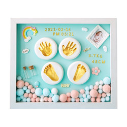 Baby hand, footprint, fetal umbilical cord souvenir gift