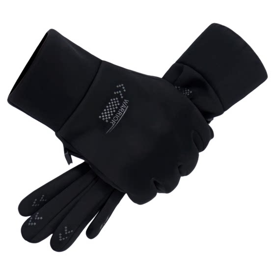 
Pull back anti-slip gloves for men in autumn and winter new style warm outdoor cycling touch screen driving versatile gloves fishing
