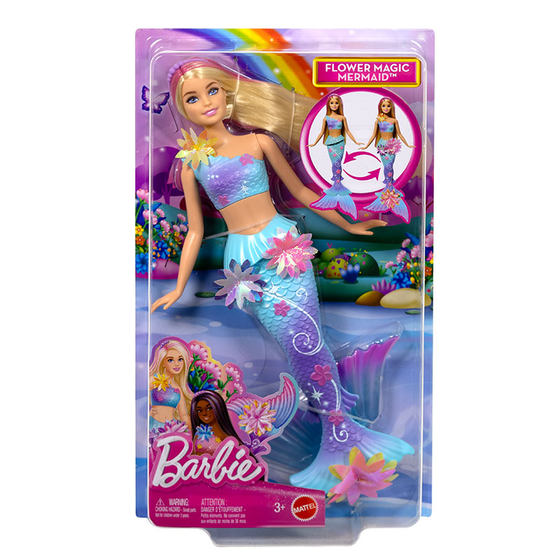 
New Year's Gift Barbie Doll Barbie Fantasy Flower Mermaid Fairy Tale Series Girls Dressing Toy Interactive