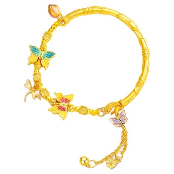 
vana silver bracelet enamel butterfly bracelet women's sterling silver