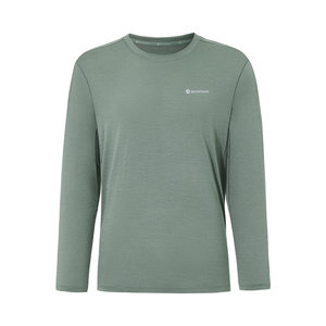 
ANPASSA Merino wool long-sleeved men's MONTANE Coolmax moisture-absorbent, breathable, quick-drying T-shirt