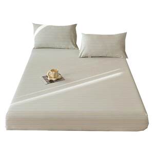 
Jialiya pure cotton old coarse cloth sheet single piece pure cotton thickened mattress protector dustproof bed cover 2026 new style
