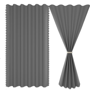
Installation of fully blackout curtains in bedrooms without punching