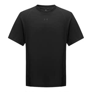 
Under Armor outdoor short-sleeved quick-drying clothes 2026 spring and summer new sports round neck solid color breathable moisture-absorbent T-shirt for men