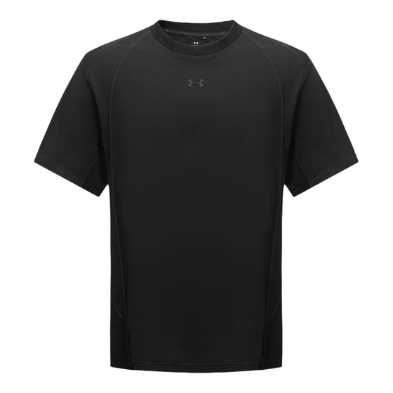 
Under Armor outdoor short-sleeved quick-drying clothes 2026 spring and summer new sports round neck solid color breathable moisture-absorbent T-shirt for men