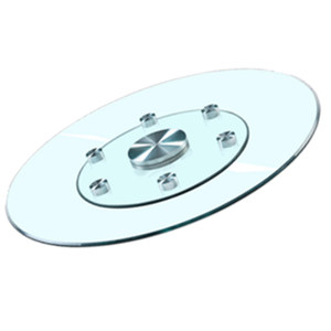 Dining table rotor tension glass turntable home round table rotary hotel large round table rotation table round table round explosion -proof
