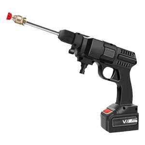 Wireless high -pressure car washing water gun high -power household portable car washing machine Lithium battery cleaning machine water spray gun washing car
