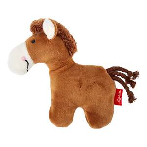 
sigikid comfort doll pony hand rattle baby grasping toy newborn baby can chew puppet doll