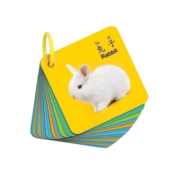 
Animal Card Early Education Cognitive Enlightenment Book Children One-year-old Baby Educational Toys Baby Literature Reading Pictures and Learning Things