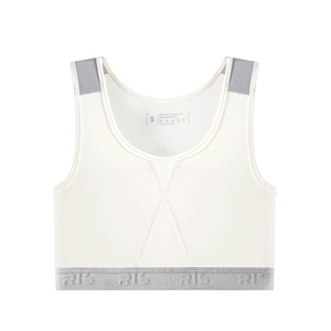
[Light latex] Unisex corset underwear handsome t sports vest les super flat shockproof sports students big breasts look smaller