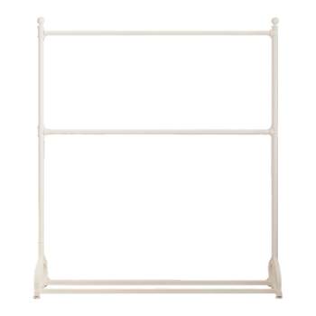 Creamy wind hanging hanger bedroom to move double -layer movement
