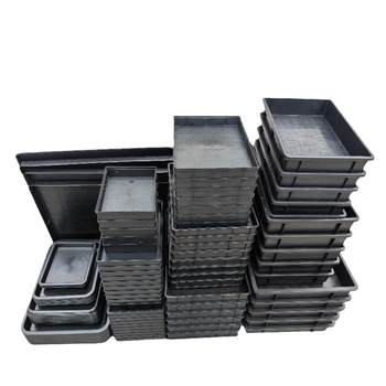 Turnover box black plastic parts box anti-static tray