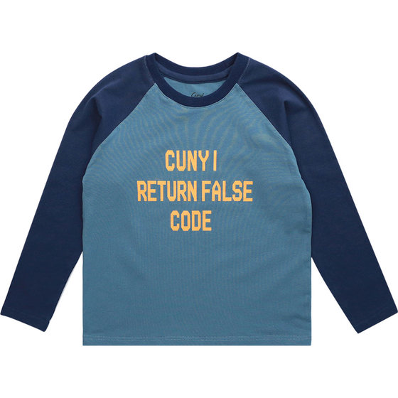 
Chunyi Liangpin boys' long-sleeved T-shirt children's spring and autumn new cotton breathable top girls round neck bottoming shirt