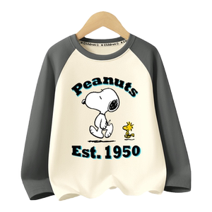 
Snoopy children's clothing boys' long-sleeved T-shirt 2026 spring and autumn new handsome boys' cotton tops children's spring clothing