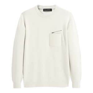 
Peacebird men's round neck casual sweater warm work sweater pullover solid color fashion pocket sweater trendy