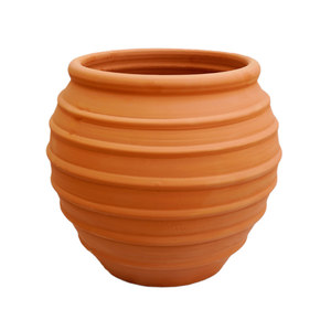 
Heidi's Garden Osmanthus Dragon Kiln Red Pottery Pot Cute Retro Earthenware Canister Planting Fruit Planting Flower Pot