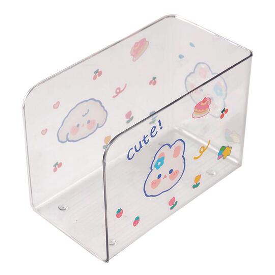 beautycase met organizer transparant 17x25x15