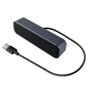 
Computer audio USB interface desktop mini speaker comes with a sound card for one-line direct insertion laptop