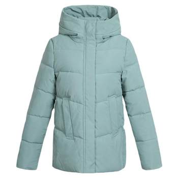 Middle-aged and elderly women's thickened short down jacket