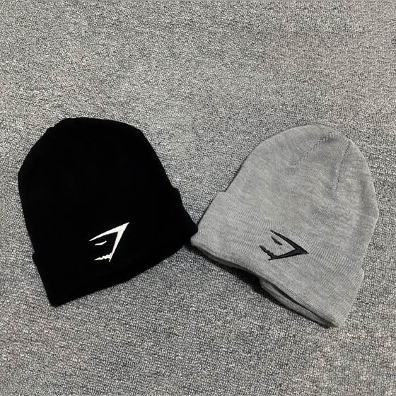 英国GYMSHARK BEANIE冷帽ins男女秋冬针织休闲棉质加厚保暖帽子