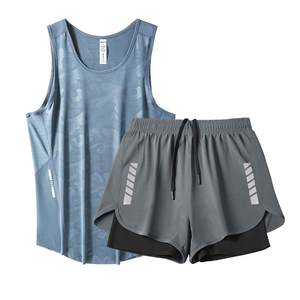 Men's swimsuit suits swimming vest quick-drying swimsuit swimming trunks men's 2025 new loose large size adult sleeveless