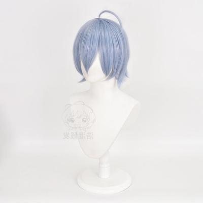 taobao agent 【Presence】Delivery that day is distorted by the Wonderland Silver COS wig COSPLAY blue dull hair