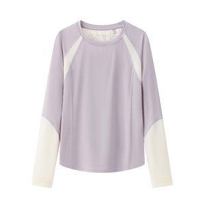 
Danish MINI A TURE children's clothing spring and summer boys and girls round neck soft and comfortable sports children's quick-drying T-shirt long sleeves