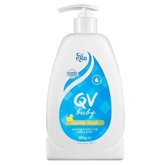 Ego QV children's shampoo, bathing two -in -one baby bath gel shampoos, big yellow duck Australia 500g
