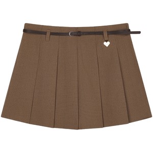 
TeenieWeenie Bear Women's Skirt 2025 Autumn New Temperament College Style Fashionable Pleated Skirt