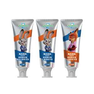 
[Li Jiaqi Live Room] Rabbit Head Mom Crazy Zootopia Children's Toothpaste High Purity Orafluor Prevents Moth and Caries