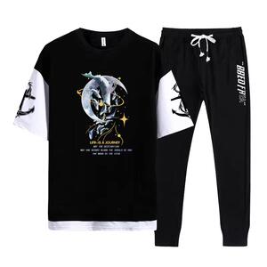 Short -sleeved men's suite T -shirts in summer new teenagers fashion sports T -shirts casual breathable fast dry clothes
