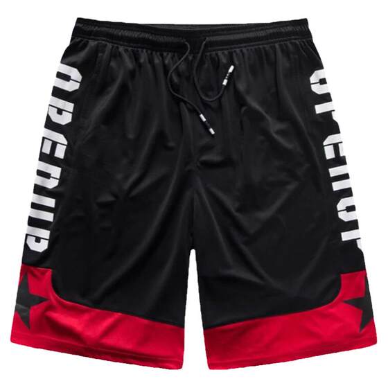 100-350*0.5kg Fat Short Basketball Basketball Pants Add Gets Defense Sports Men's Pants Men's Six Pants Big Pants