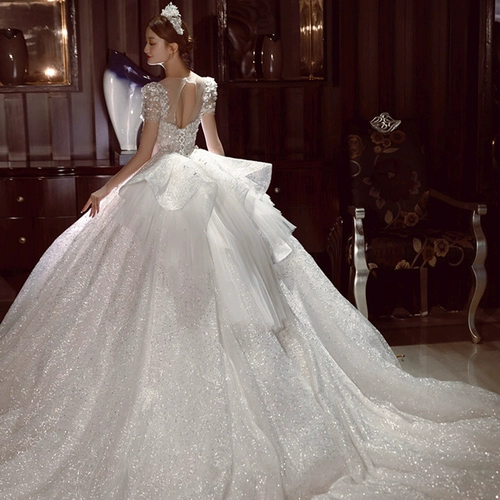 Зимнее свадебное платье для принцессы, коллекция 2023, французский стиль, большой размер, подходит для подростков