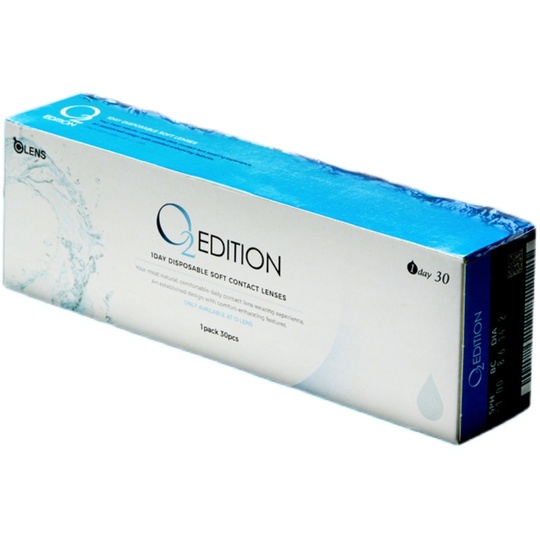 Lensa Kontak Harian Olens O2 Edition - 40 Pasang