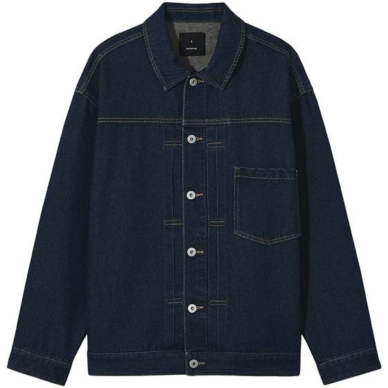 
Hot air men's denim jacket jacket 2025 fall new classic American retro casual jacket top