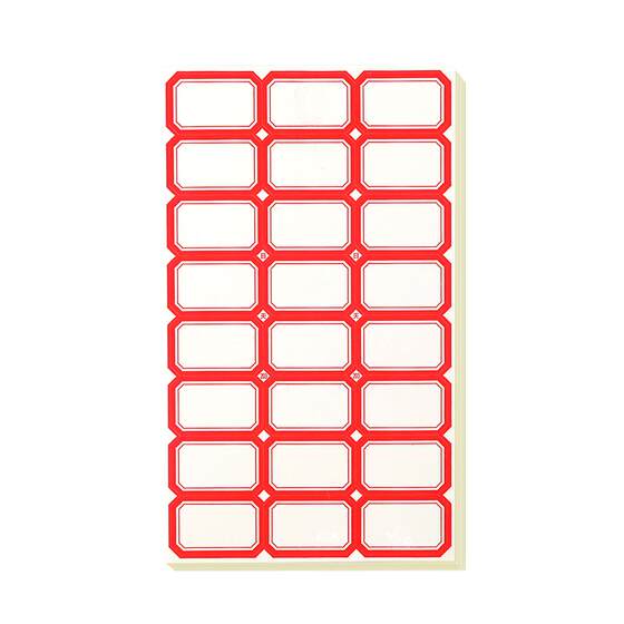 Non -drying label paper label Category Classification Patch Paper Paper Self -Sticking Name Patch Primary School Students' Names Patching Price Piece Warehouse Office Products Label Patch
