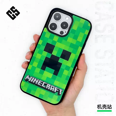 Minecraft Creeper Pixel Art Phone Case for iPhone 17, 16, 15, 14 and 13