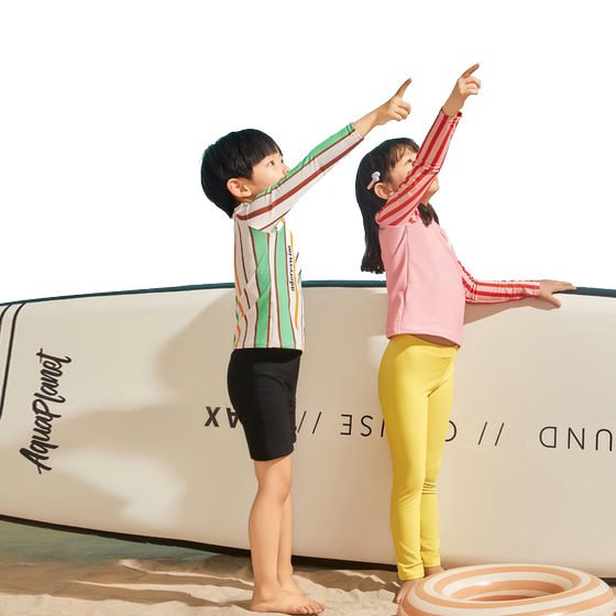 
Aidor 2025 new girls swimsuits children's swimsuits long sleeves trousers sun protection boys swimming trunk suits swimsuits