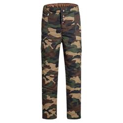 Outdoor Labor Protection Loose-fitting Camouflage Cold Storage Special Large Cotton Pants For Men In Winter Thickened Northeastern Outer Wear Large Size High Waist