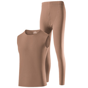 
Double-sided German velvet thermal underwear for men's vest in winter without marks and cold heat, inside wear sleeveless vest base vest