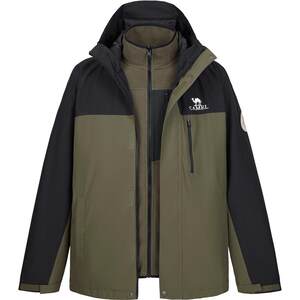 
Camel Jacket Men's and Women's Three-in-One Jacket Men's Outdoor Windproof and Waterproof Jacket Mountaineering Jacket Men's