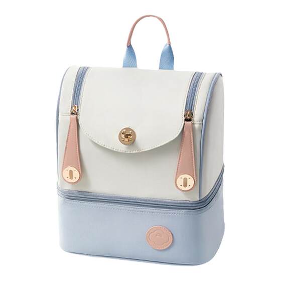 
October Crystal Back Milk Bag Mummy Bag Mother and Baby Outing Lightweight 2024 New Portable Large Capacity Backpack Backpack