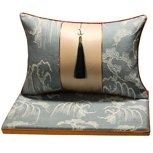 Dining chair cushion new Chinese mahogany sofa pad anti -slip thick sponge pad solid wood classical furniture fart cushion cushion cushion