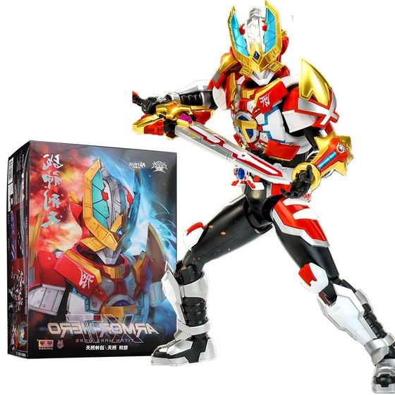 Audi Double Diamond Armor Warrior Feiying assembled figure Kaiji armor assembly model movable doll gift for boys