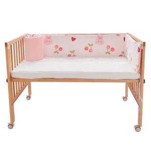 Crib fence soft bag anti-collision barrier cloth baby bed linen children's splicing bed fence guardrail custom height