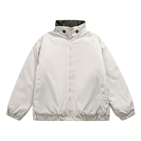 Waterbang daily litter standing leadership thickened warm cotton jacket men's beauty couple winter cotton jacket cotton cotton jacket tide card